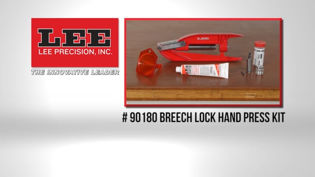 90180 Lee Breech Lock Hand Press Kit